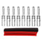 Viborg 8PCS Silver Plated Speaker Banana Plugs, Screw Locking 4MM HiFi Connectors for Speaker Wire, Home Theater,