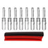 Viborg 8PCS Silver Plated Speaker Banana Plugs, Screw Locking 4MM HiFi Connectors for Speaker Wire, Home Theater,