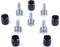 5Pcs 360 Degree Rotary Encoder Code Switch, Digital Potentiometer with Push Button for Arduino, Pack of 5