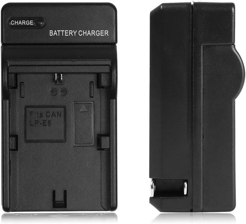 LP-E6 Battery Charger for Canon EOS 5D Mark II, III, 60D, 60Da, 6D, 70D, 7D, 7D Mark II, Replacement for Canon LC-E6