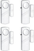 Security Door Window Alarm, Wireless Sensor Burglar Alarm, Easy Installation Doorbell Alarms (4 Pack)