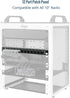 Tecmojo 12-Port Cat6 0.5U 10" Patch Panel, Rack Mount Modular Panel with Keystone Coupler, for Server Rack & Network