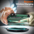 iPhone 15 Case - Dark Green, Shockproof with 15 FT Military Grade Drop Protection & 2X Tempered Glass Screen Protectors.