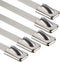 uxcell 20 Inches Stainless Steel Cable Zip Ties, Multi-Purpose Metal Exhaust Wrap, 20pcs