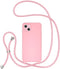 UEEBAI Crossbody Lanyard Phone case for iPhone 13 6.1 inch, Silicone Phone Cover