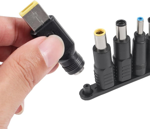 Universal 10Pcs DC 5.5x2.1mm Connectors Plug Kit, Laptop Notebook Input DC Plug Set, Female Adapter Base