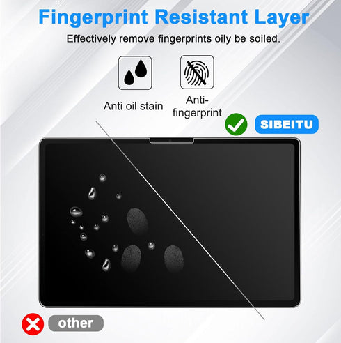2 Pack 11 Inch 2025/2024 M5 M4 (6th/5th 11 Inch 9H SIBEITU Screen Protector for iPad Pro Generation), Hardness Tempered
