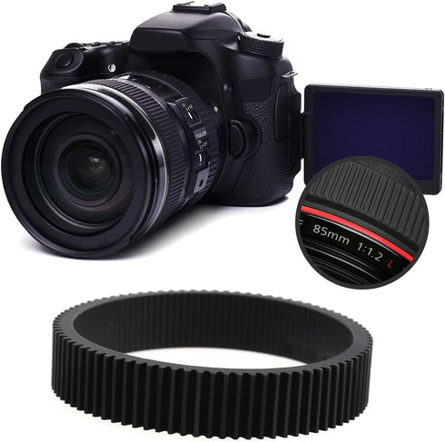 The Lord of the Tools Seamless Focus Gear Ring for 60-67mm Diameter Lens, Follow Focus Ring