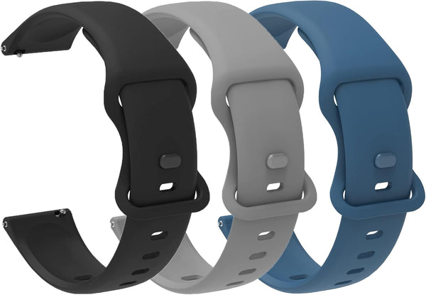 TOOBUR Smart Watch Band, Lamshaw Soft Silicone Sport Replacement Straps for 1.8" Smart Watches