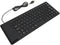 VBESTLIFE Foldable Silicone Keyboard, USB Wired 85 Keys Waterproof Rollup Keyboard for Laptop (Black)