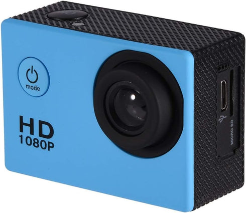 Mugast 4K Waterproof Action Camera, 30m Outdoor Sports DV, 1080P Full HD Mini Camcorder with Rechargeable Batteries