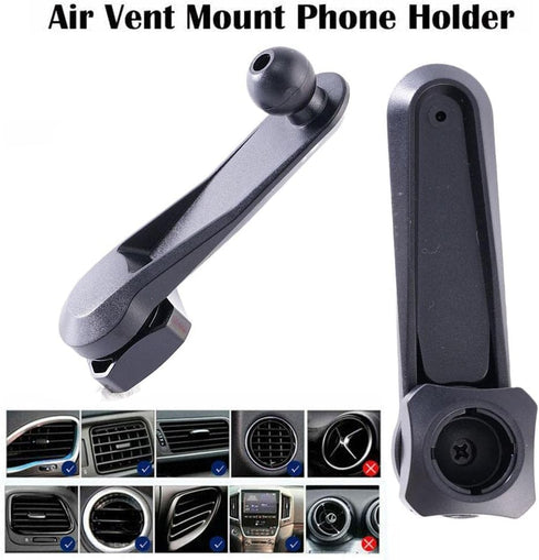 Black Magnetic Car Phone Mount, 17mm Ball Extension, Universal Smartphone Cell Stand, GPS Support O8d1