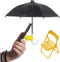 Adjustable Universal Cell Phone Umbrella Stand, Anti-Glare Cover Sun Shield, Outdoor Phone Sunshade Holder