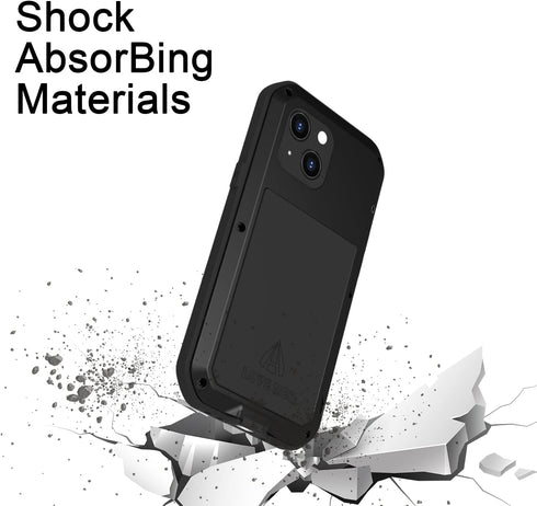 LOVE MEI Compatible with iPhone 13 Mini Case - Outdoor Sports Military Heavy Duty Waterproof Shockproof Case