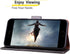SUANPOT Flip Book Phone Case for iPhone 7 Plus/8 Plus - RFID Blocking Leather Wallet Case, Shockproof Cover, Black