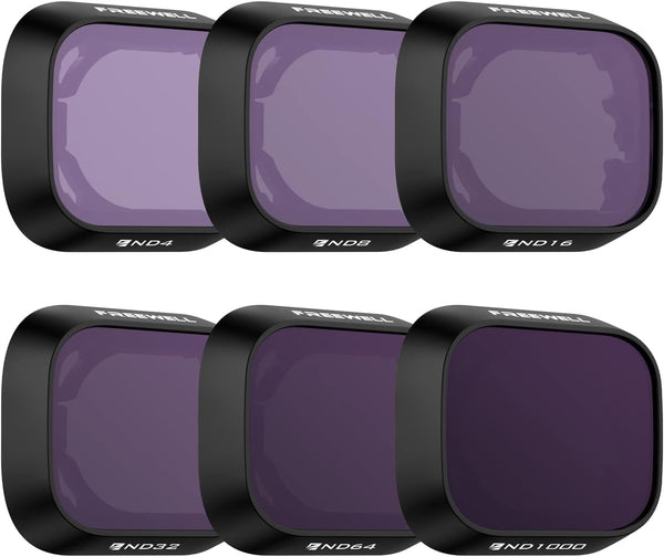 Freewell All Day – 6Pack ND Filters Compatible with Mini 3 Pro/Mini 3, Not Compatible with Mini 4 Pro