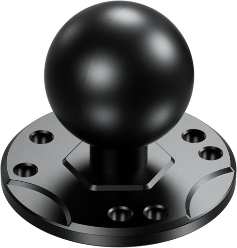 BRCOVAN 1.5'' Ball Mount Base with Aluminum Alloy AMPS Hole Round Plate & 1.5'' TPU Ball Adapter