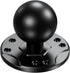 BRCOVAN 1.5'' Ball Mount Base with Aluminum Alloy AMPS Hole Round Plate & 1.5'' TPU Ball Adapter