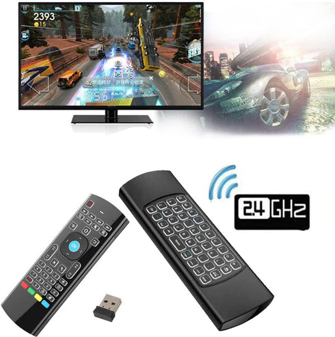 MX3 Pro Mini Keyboard - Backlight Fly Remote Mouse, Android TV Remote Control, Mini Wireless Keyboard