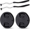 JJC 2-Pack 95mm Center Pinch Front Lens Cap Cover with Elastic Lens Cap Keeper for Tamron SP 150-600mm