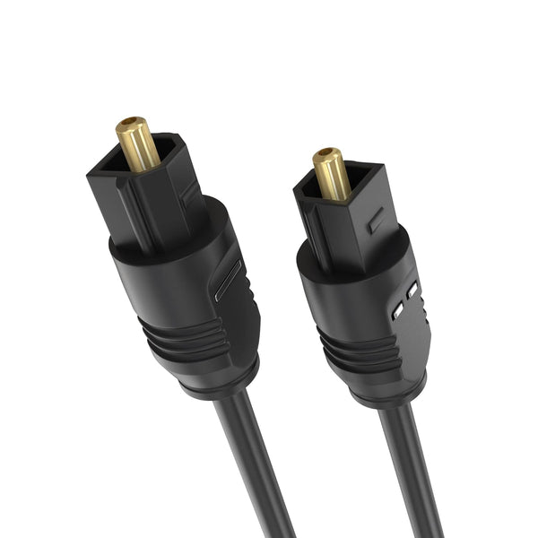 Optical Audio Cable 3ft - Cmple, Slim Fiber Optic, Ultra-Thin Gold Plated Toslink Cable for Soundbar, TV