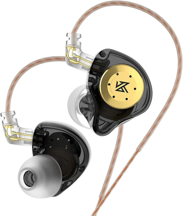 KZ EDX PRO Wired Earbuds, 1DD HiFi Deep Bass Earphones with 10mm Dynamic Driver, Over Ear Headset with Detachable Cable