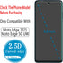 HPTech Tempered Glass Screen Protector for Motorola Moto Edge (2021) / Moto Edge 5G UW - 9H Hardness, Anti-Scratch,