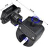 UAYESOK Bicycle/Motorcycle Walkie-Talkie Handlebar Mount, Vehicle Grab Rail Clamp Radio Holder for HT, Scanner, Speaker