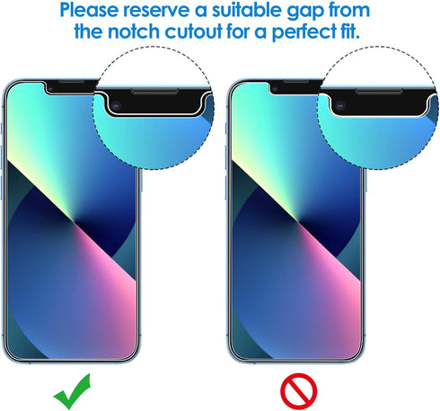 JETech Privacy Screen Protector Compatible with iPhone 13 mini 5.4-Inch, Anti Spy Tempered Glass Film, Case Friendly, 2-Pack