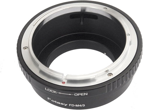 Fotasy FD Mount Lens to M4/3 Adapter, Compatible with Panasonic G7 G9 GF8 GH5 GX7 GX8 GX9 GX85 GX80 Olympus