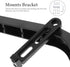 HAPINARY Universal Tv Stand Tabletop Mount Holder Adjustable Height Compatible with Flat Screen Tvs Grey Desktop