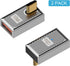 Duttek 120W USB A to USB C Adapter, Right Angle USB C 3.1 Female to Male Converter, Fast Charging Compatible with
