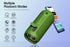 EDUPLINK Bluetooth Speaker, Portable Waterproof IPX7 Speaker, TWS Pairing Stereo, Long Playtime for Home & Travel, Green