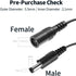 2 Pack 3.3FT 1M 5.5 mm 2.1 mm 5521 12V Tonton DC Power Extension Cable x Male to Female DC Adapter Cord Compatible