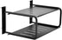 Tookie 2 Layers Projector Shelf, Wall Mount Double Floating Shelf Under TV Entertainment