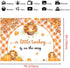 AIBIIN 7x5ft Thanksgiving Baby Shower Backdrop A Little Turkey is On The Way Party Banner Fall Turkey Pumpkin Baby