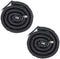 Telephone Handset Cord Detangler Cable, 2.64 to 22 Feet Uncoiled, Black, 2pcs Spiral Curly Cable Extension