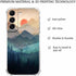 Sunset Nature Landscape Case for Samsung Galaxy S23, Wilderness Night Art Pattern Soft TPU Full Cover Case