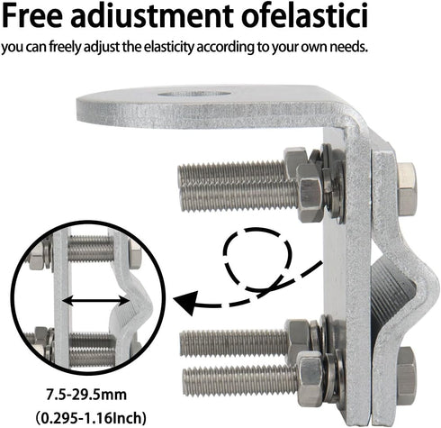 Arridioter SO239 PL-259 3/8-24 CB Radio Antenna Mounting Bracket CB Mounting Bracket Heavy Duty Stud Mount Adaptor