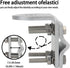 Arridioter SO239 PL-259 3/8-24 CB Radio Antenna Mounting Bracket CB Mounting Bracket Heavy Duty Stud Mount Adaptor