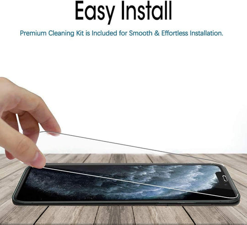 TANTEK 3-Pack Tempered Glass Screen Protector for iPhone 11 Pro Max & Xs Max, 6.5-Inch, Ultra Clear Film