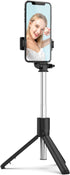 Tianle 30 Inch Selfie Stick, Phone Tripod Extendable Cell Phone Tripod Stand with Wireless Remote and Phone Holder