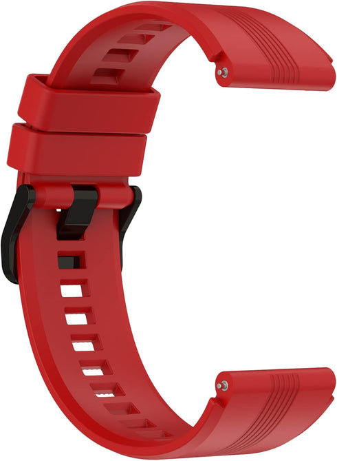 FitTurn 10-Pack Silicone Strap Bands for Desong D09 Smartwatch, 22mm Replacement Accessory for Fitness Tracker