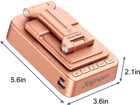 Joymate 360 Gifts for Women Girls, Bluetooth Speaker Phone Stand with Charging Function Rotable Adjustable Cell Phone