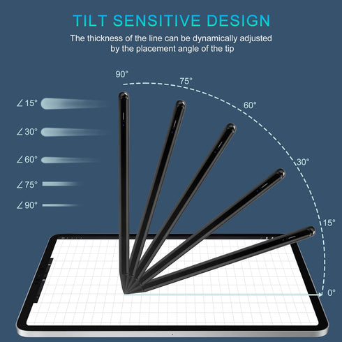 iPad 10th/9th/8/7 Generation 10.2" Stylus Pen, Rechargeable with Palm Rejection for Drawing Writing