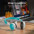 3-Pack 3.5mm Headsets Individually Wired Classroom Headphones - No Mic Kids Headphones with Jack, Multi-Color Bulk