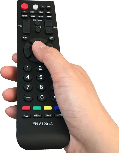 TV Remote Control Replacement for Older Emerson EN-31201A, EN-31201EM, Nexus EN-31201N