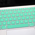 Se7enline Compatible with MacBook Air Keyboard Cover, 13 inch for MacBook Air 2018-2024, Clover/Aqua Green