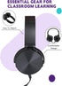 2 Pack (HY450, 2 Kids Headphones for School Classroom Students Teens Children Toddler Boys Girls and Adult Black)