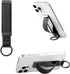 Black Phone Strap Holder for Hand, Finger Grip for Back of Phone, Cell Phone Strap Holder